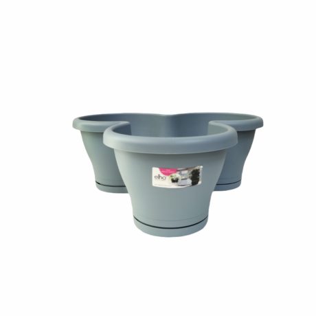 CORSICA VERTICAL GARDEN WITH SAUCER 38CM BLUE