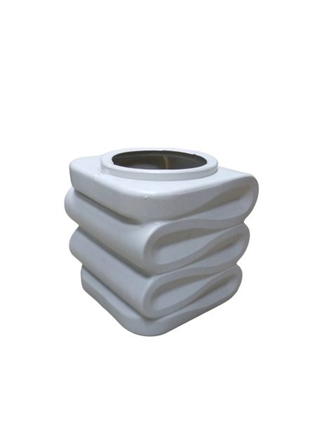 Plastic Pots Comel H25xW24cm White