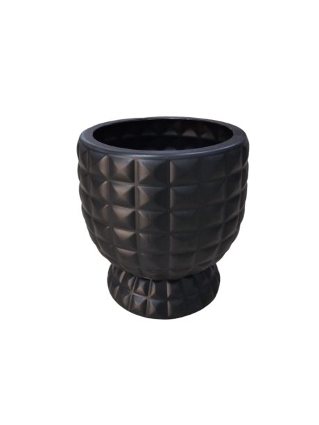 Plastic Pot Demont Cup H45xW39cm Black