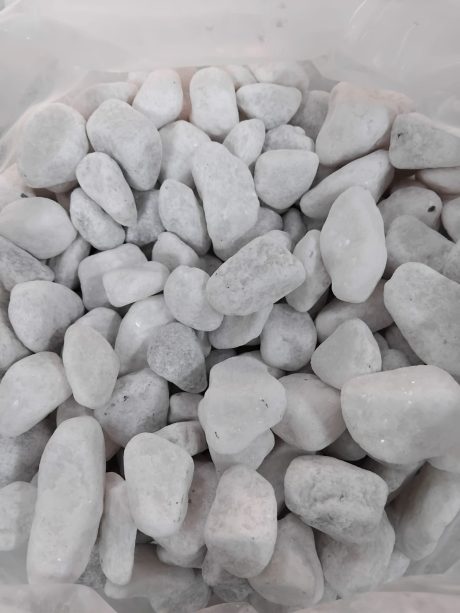 Pebble Stone Tumbled White A 2-3cm 20kg