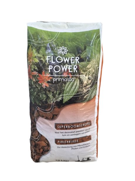 Wooden Bark Mulch 70Ltr