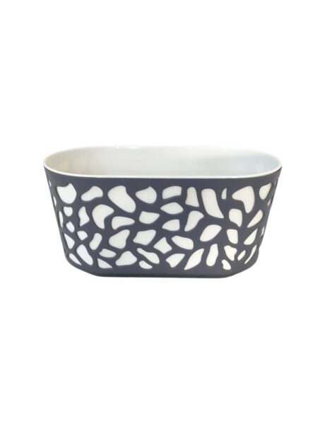 PLL Duet Rect. Antra+Cream H20 X D20 X L30cm